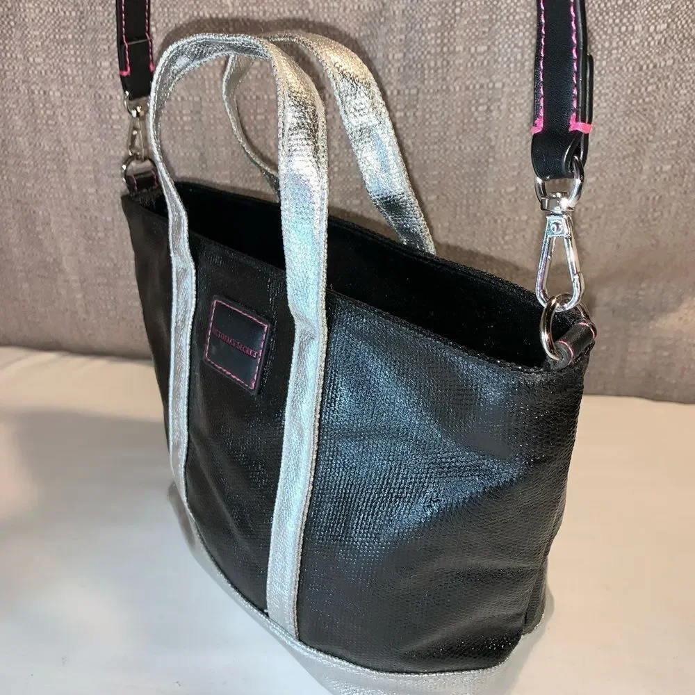 NEW Victoria’s Secret Coated Canvas Satchel